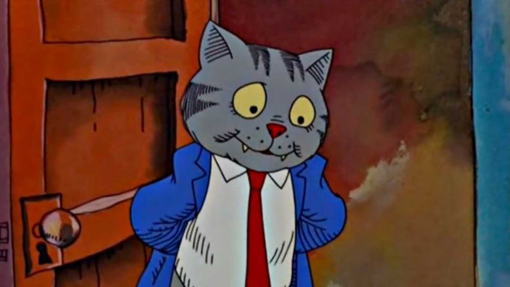 Fritz com ar irritado em Fritz the Cat