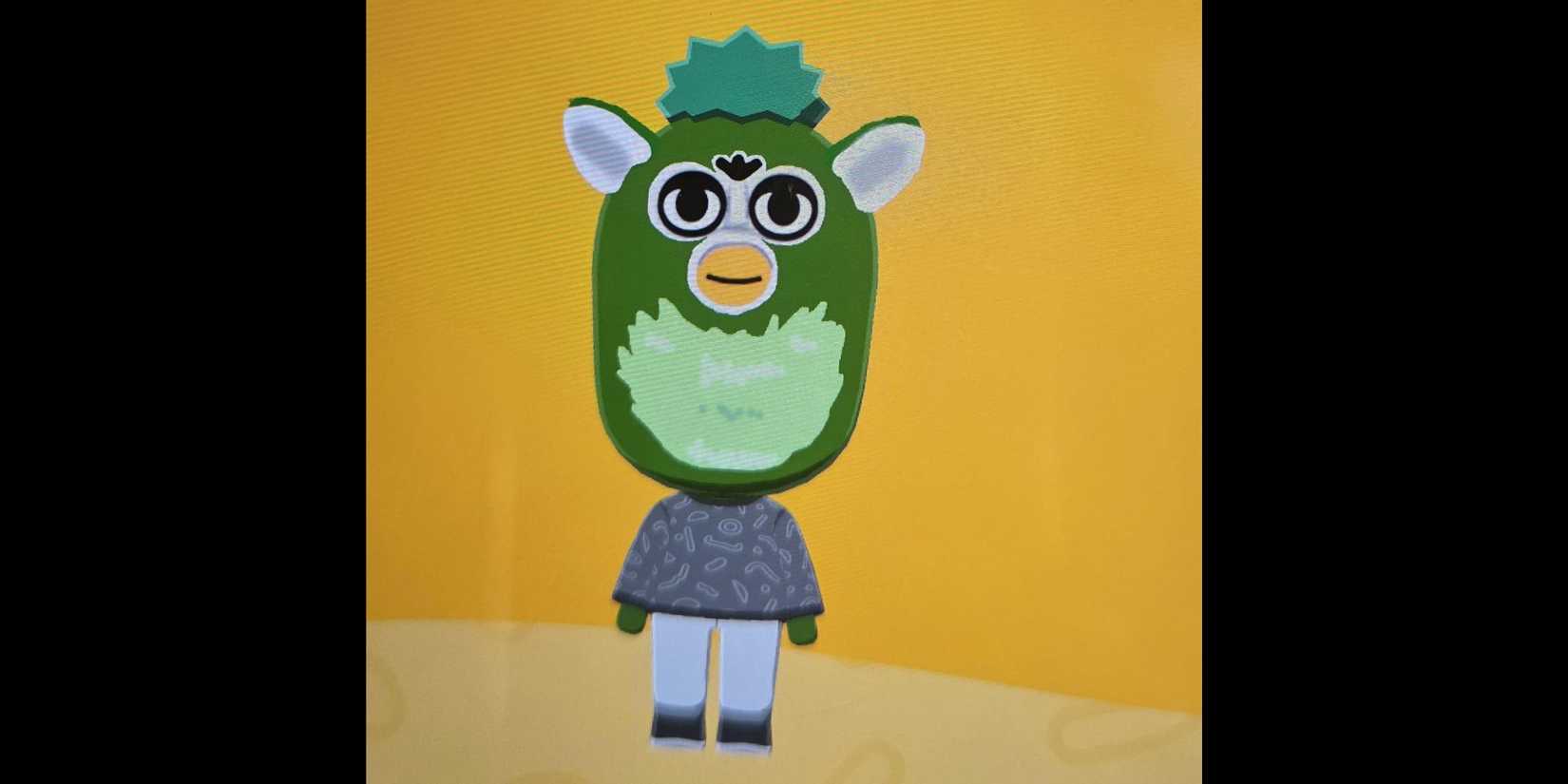 Furby Mii in Tomodachi Life made by Norrimore