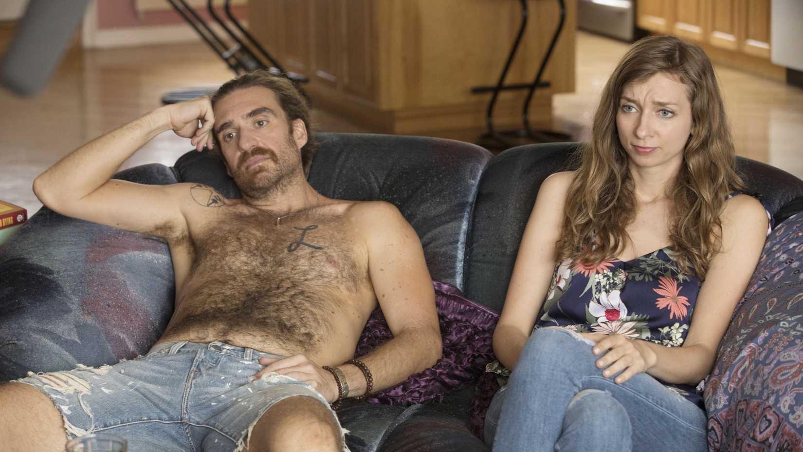 George Basil and Lauren Lapkus in Crashing