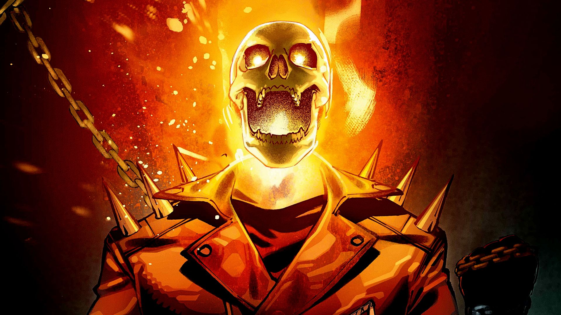 Ryan Gosling Transforms Into The MCU’s Ghost Rider With Fiery Comic Cover Fan Art Recreation image