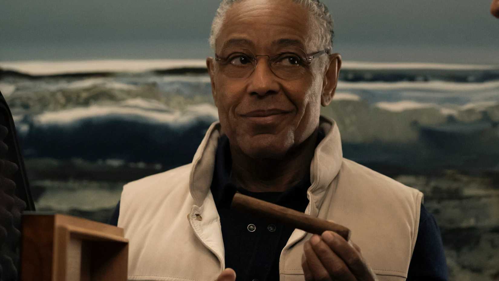 giancarlo esposito as stan edgar holding a cigar in the boys