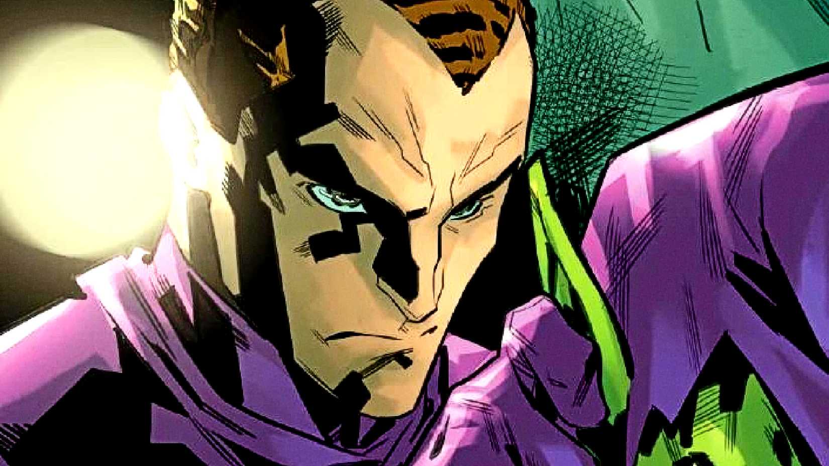 Harry Osborn gets ready to put on the Green Goblin mask
