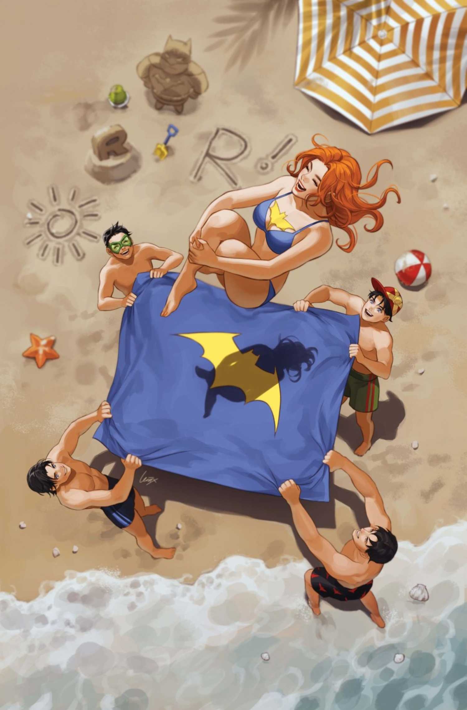 Hawk-Girl Summer variant cover Batgirl and Robins