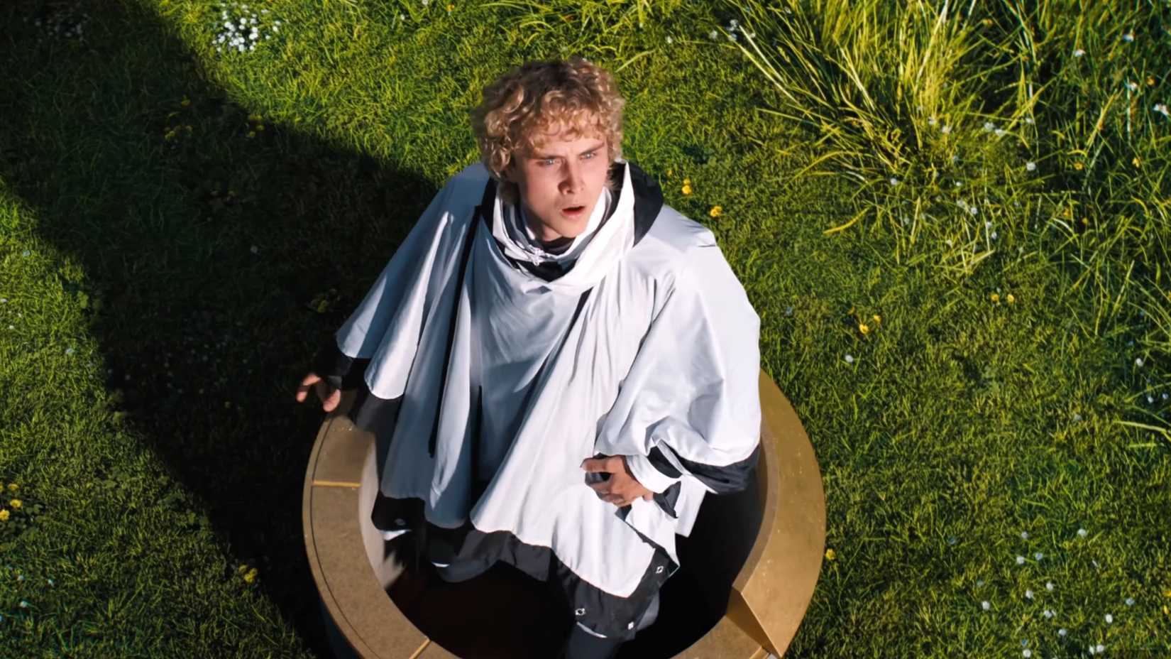 Haymitch entering the games in Hunger Games Sunrise on the Reaping