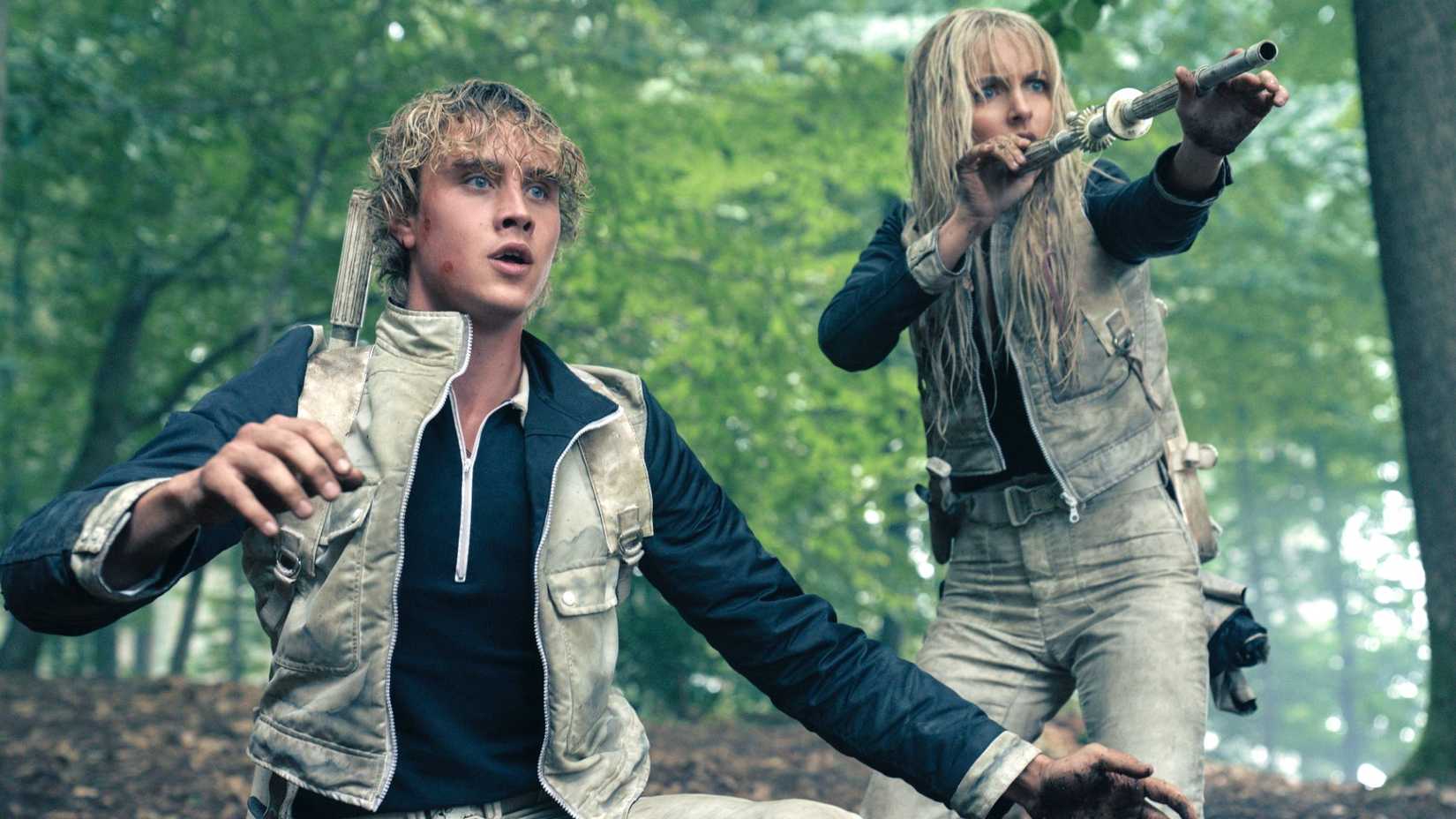 haymitch and maysilee are fighting off tributes in hunger games sunrise on the reaping