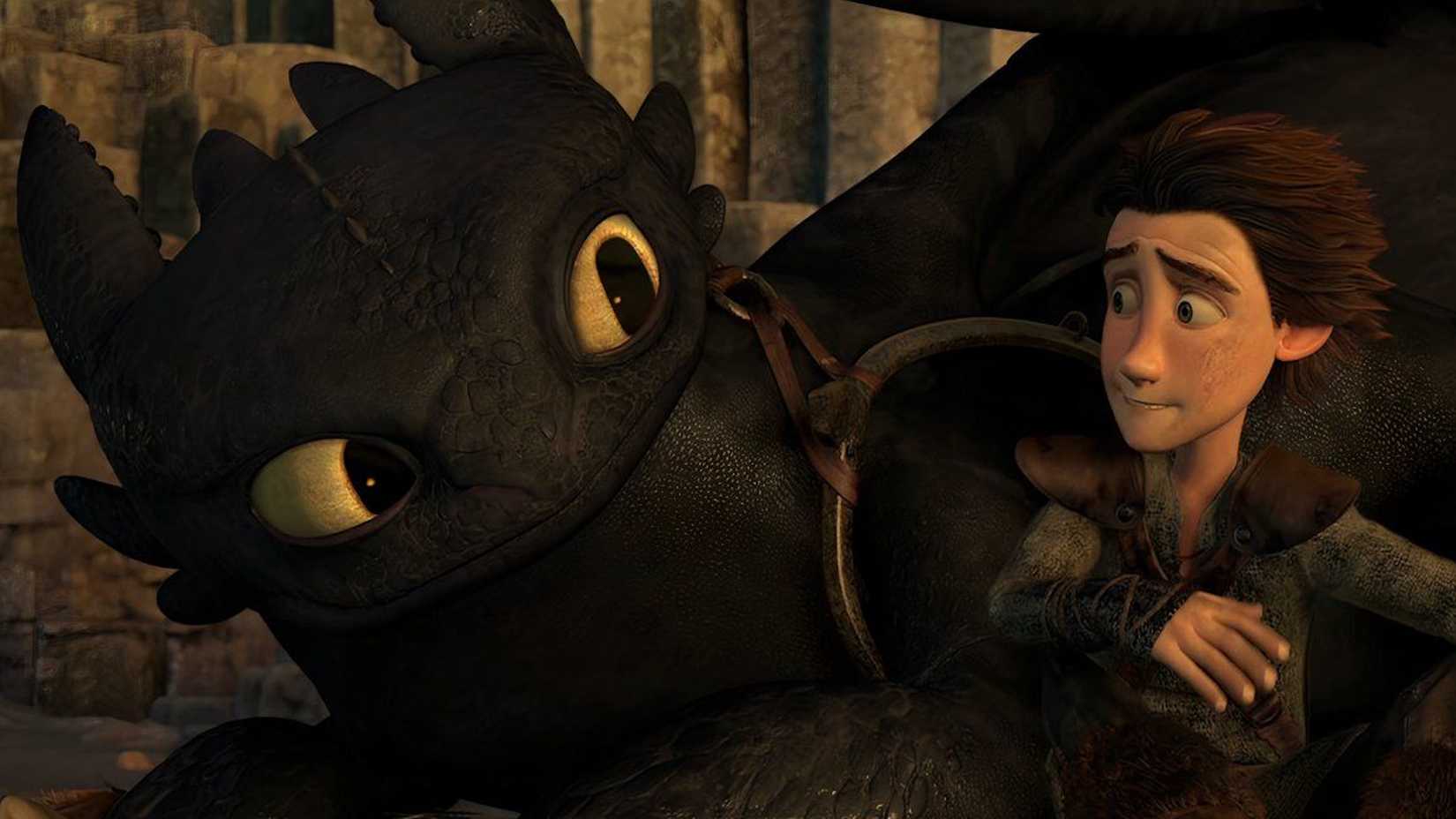 Hiccup e Banguela em Como Treinar o Seu Dragão (2010)
