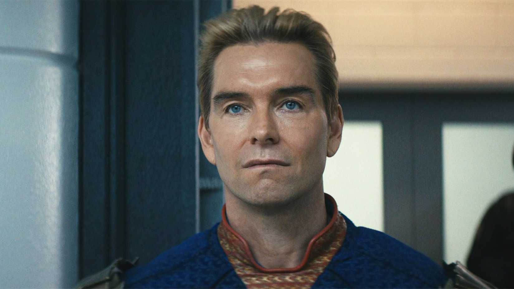 homelander scowling at edgar in the boys season 5