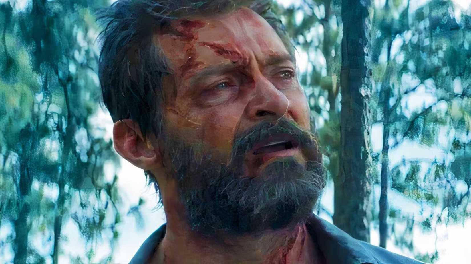 Hugh Jackman como Wolverine em Logan