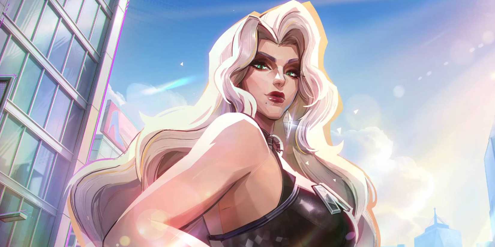 Marvel Rivals Black Cat Prowling the Pavement ESU skin MVP animation screen