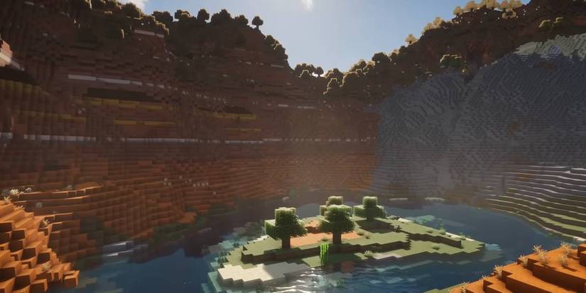 Minecraft Beautiful Badlands Sanctuary pocket edition world seed