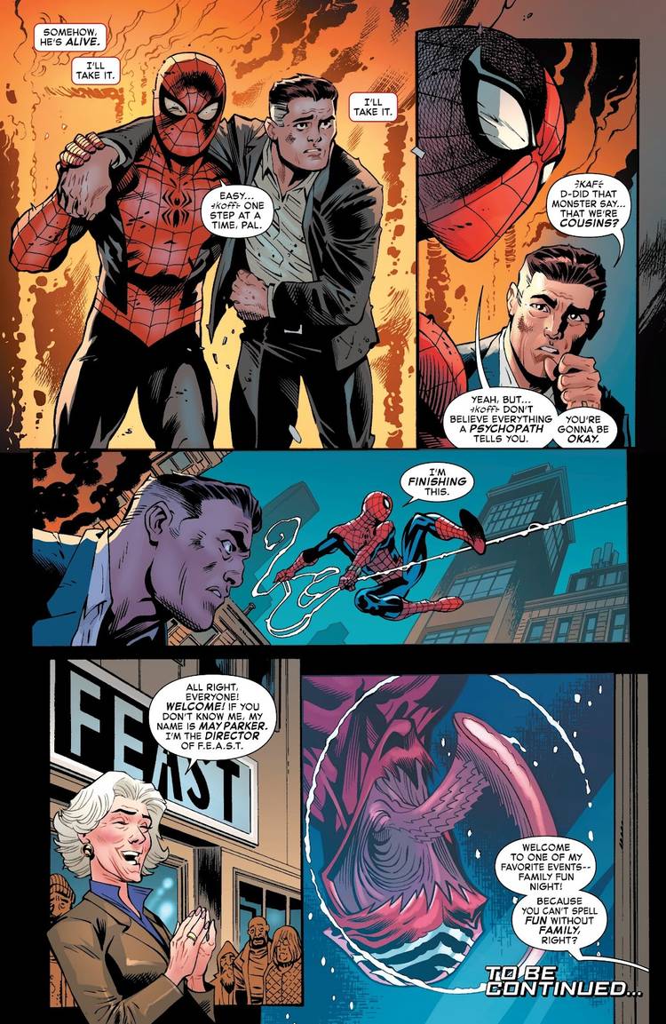 amazing spider-man 26 peter parker cousin