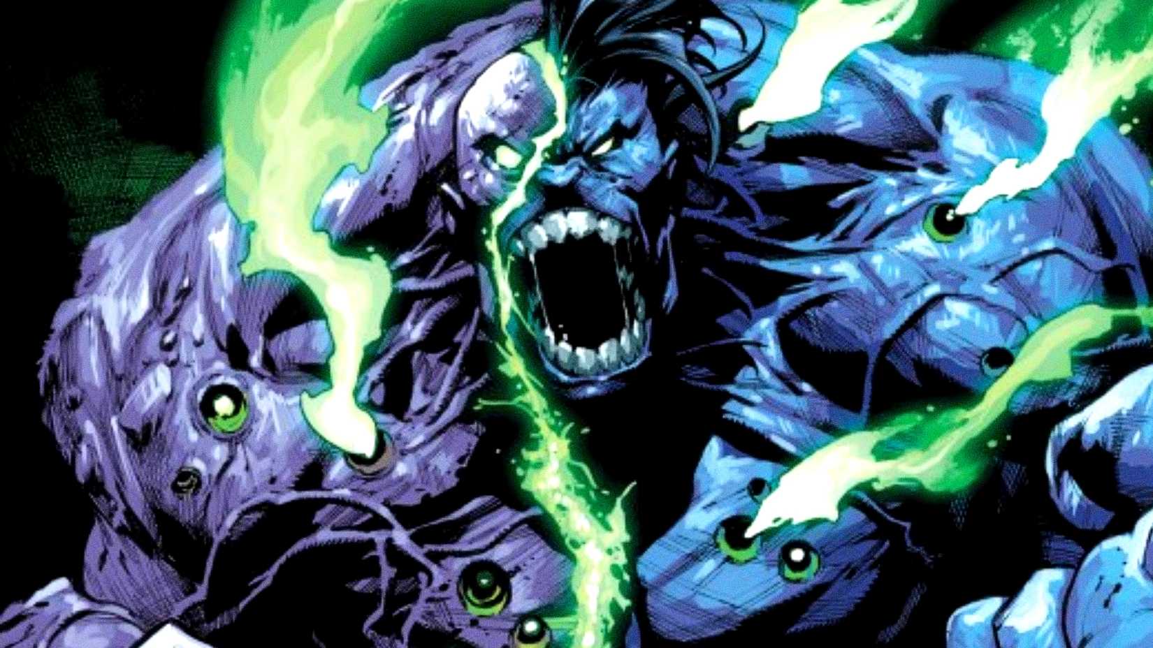 Infernal Hulk screams as bullet holes send smoke out of his body