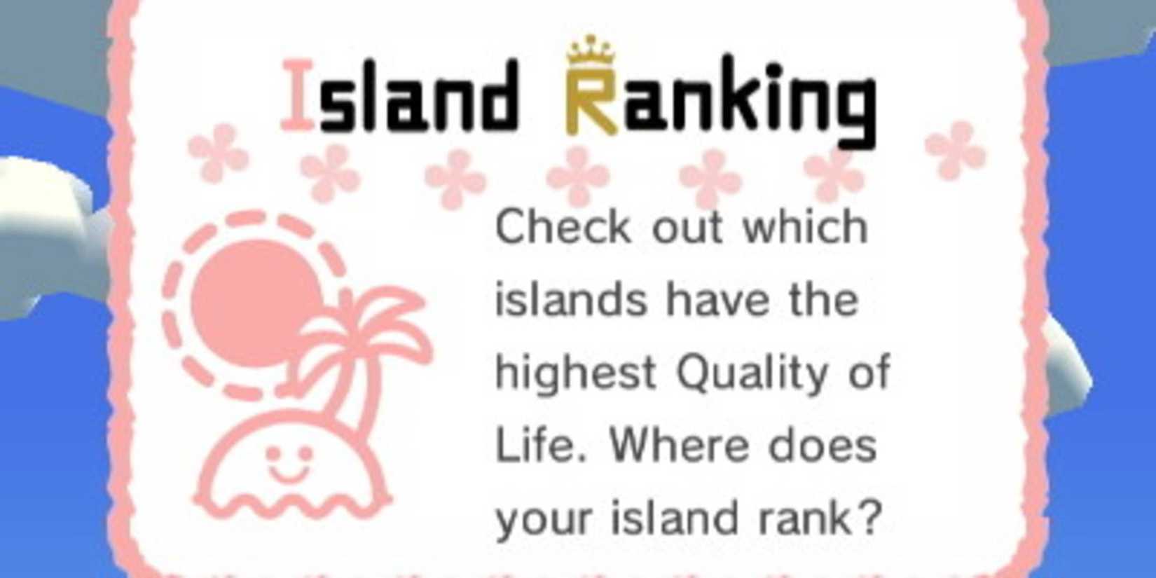 Tomodachi Life ranking board pop up