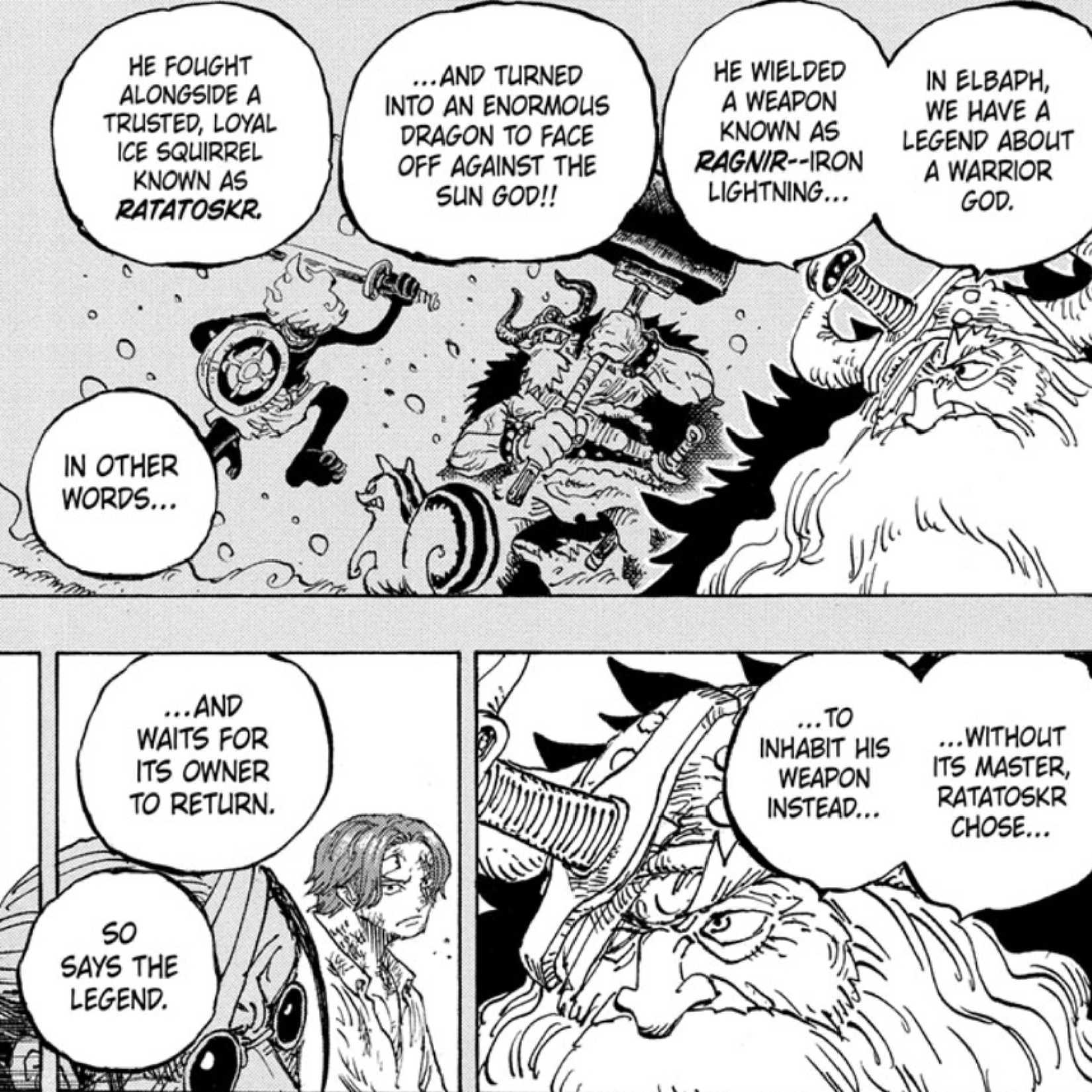 Jarul parle du dieu de la guerre d'Elbaph en un seul morceau