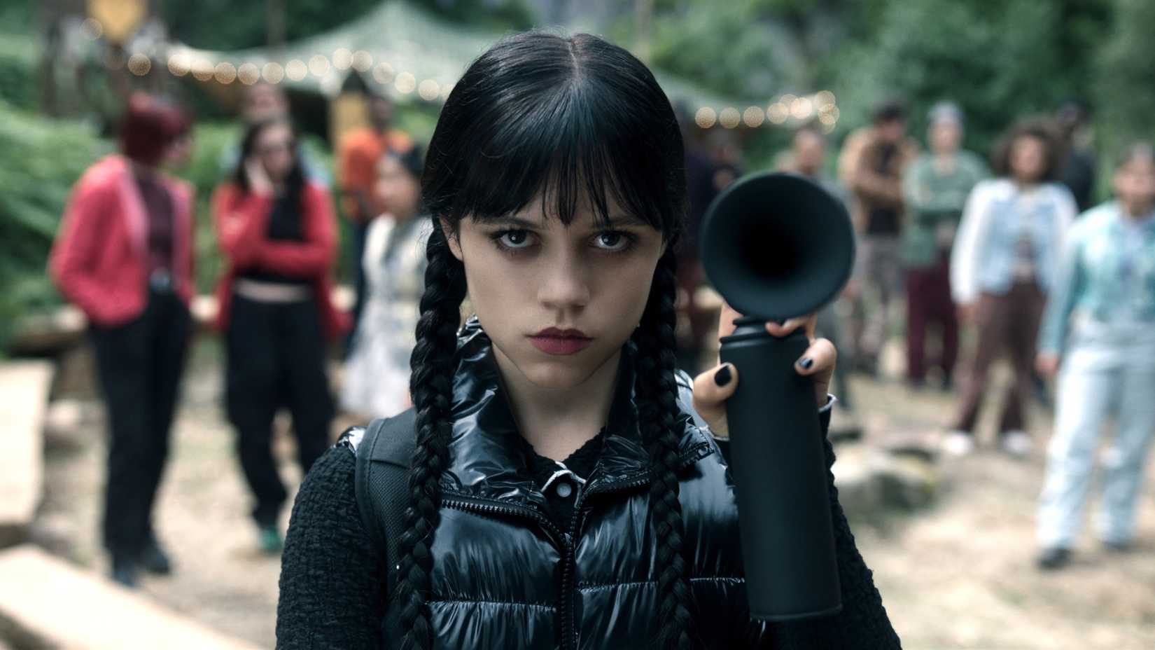 Jenna Ortega as Wednesday Addams