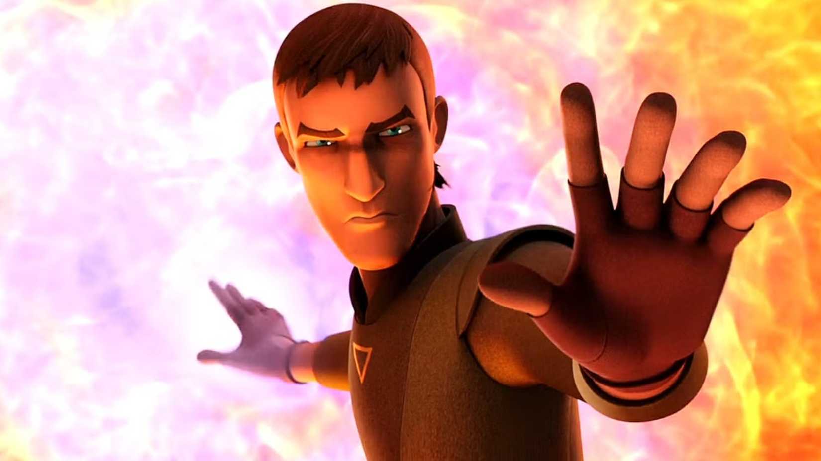 Kanan Jarrus detém uma explosão com a Força em Star Wars Rebels