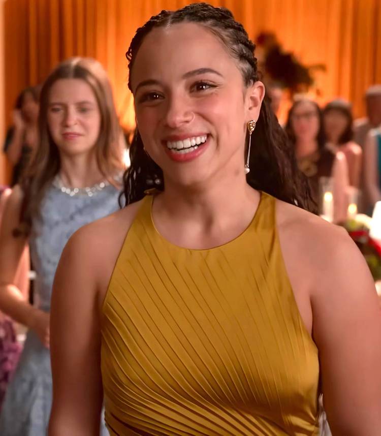 kiana madeira s tristan smiling while standing in front of leah piama and francis in malcolm in the middle life s still unfair vertical