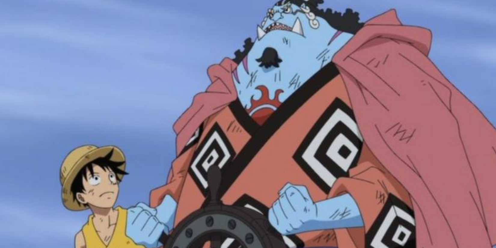 luffy and jinbei in one piece