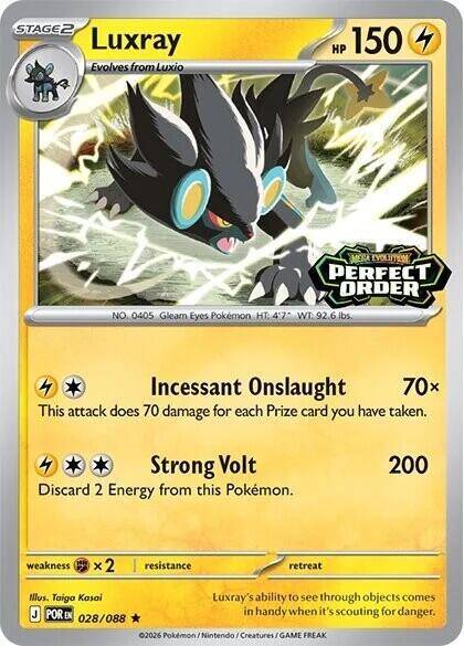 Perfect Order Cards Worth The Most Money 4 LUXRAY PROMO