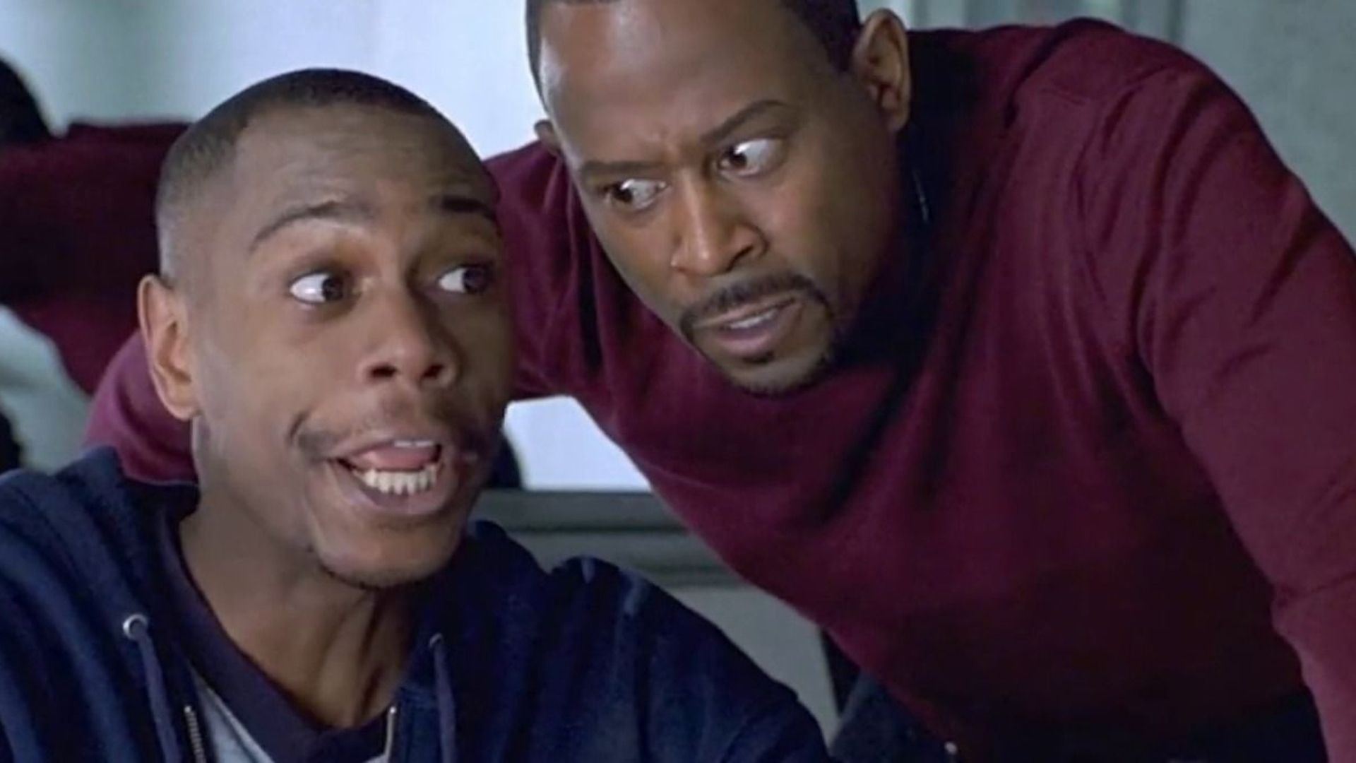 Cena do filme Blue Streak com Martin Lawrence