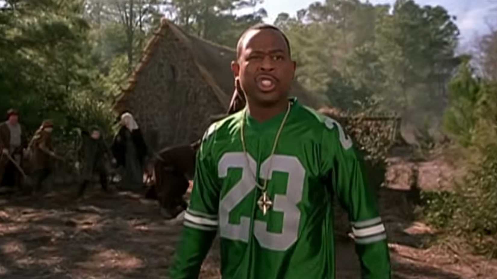 martin lawrence trapped in medieval times in black knight