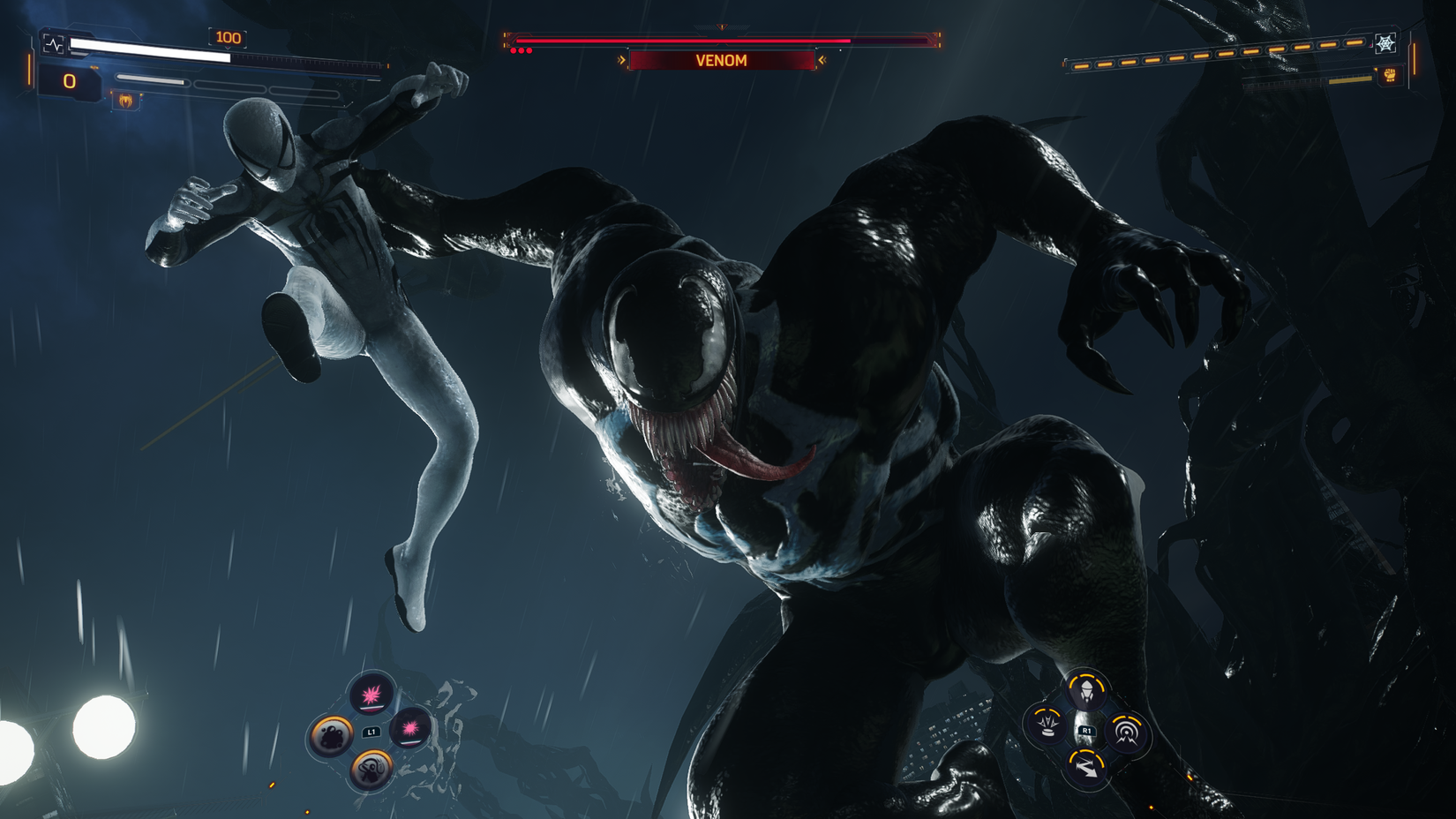 marvel's spider-man 2 venom boss fight gameplay