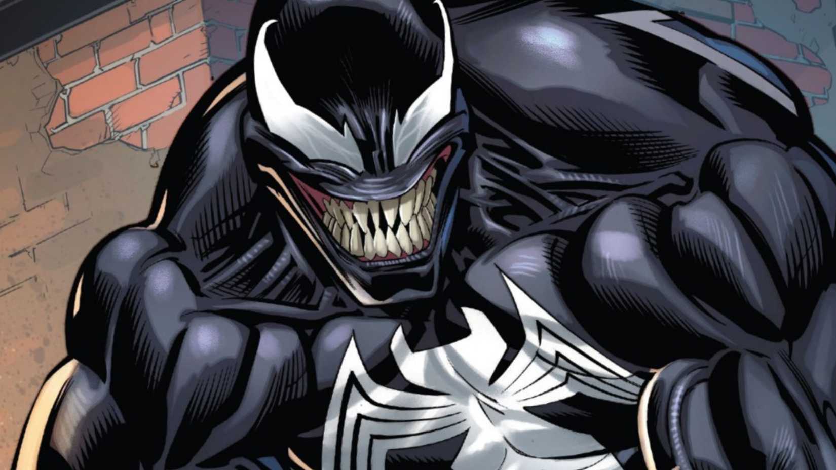 marvel's venom looking friendly ish