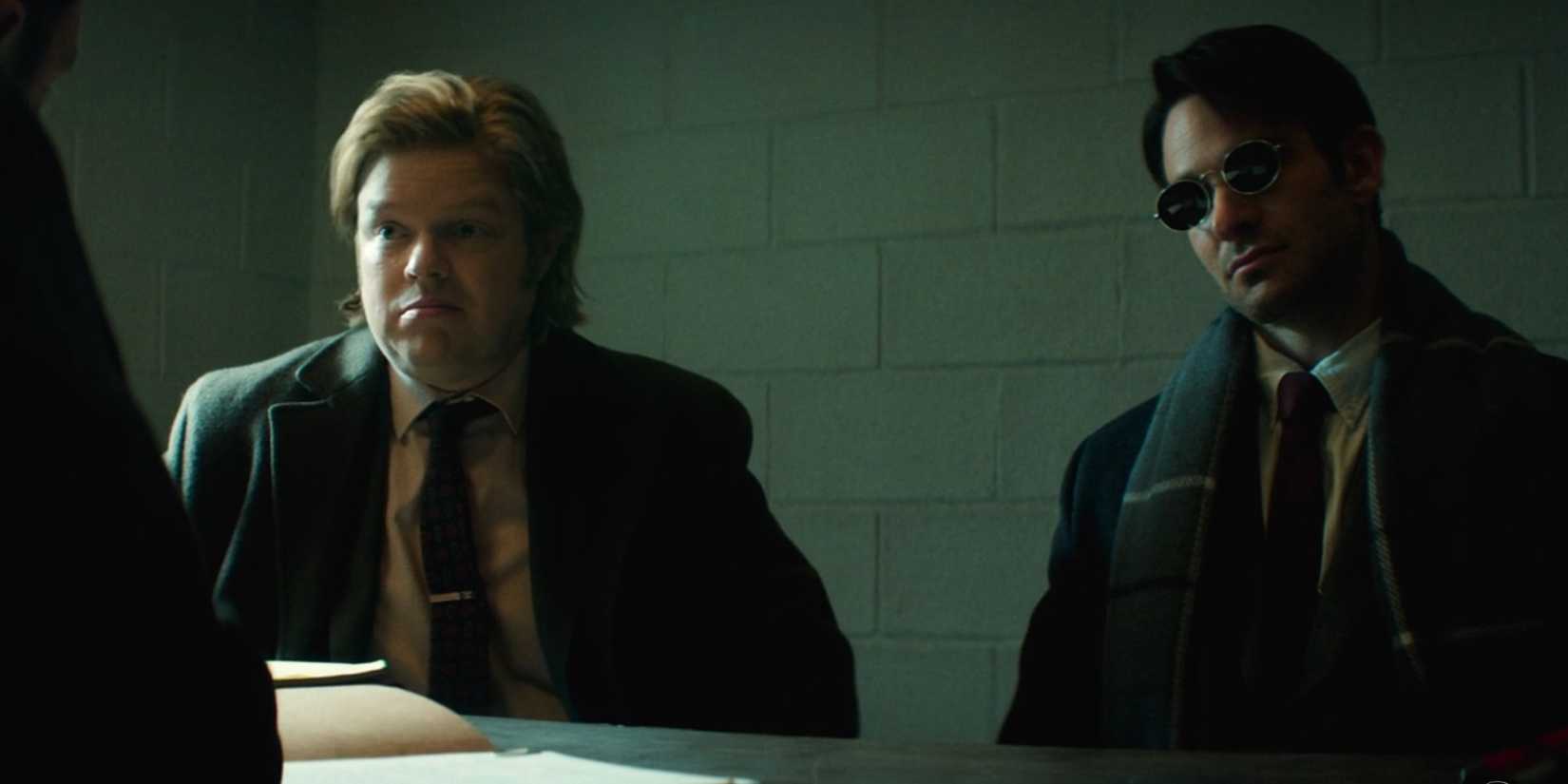 matt and foggy talking to a client in daredevil born again