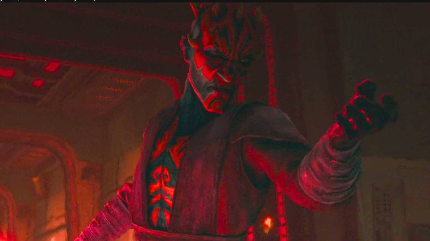 Maul atacando delegacia no episódio 1 de Shadowlord