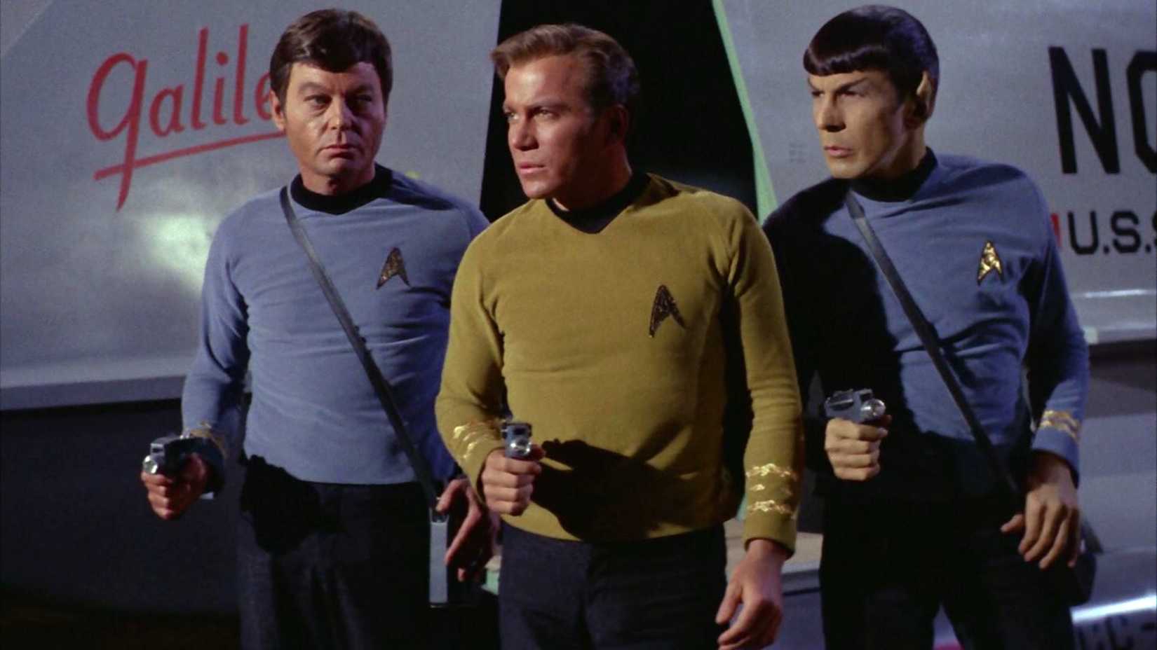 McCoy, Kirk e Spock em Star Trek