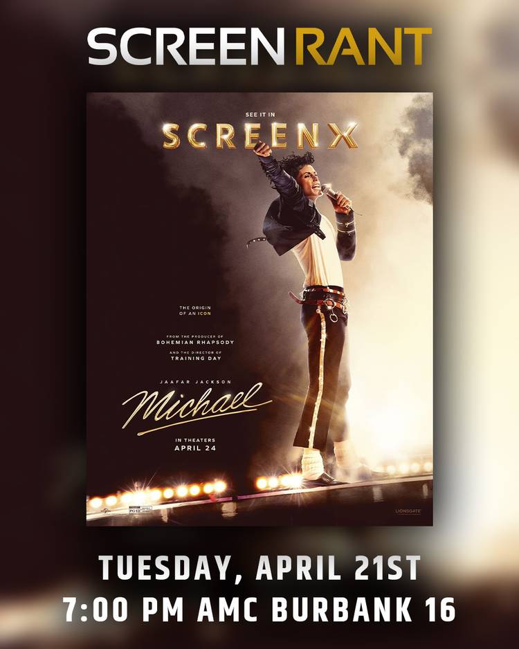 Michael SCREENX movie screening invite 