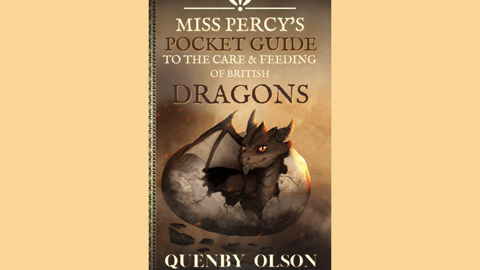 Capa de Miss Percy's Pocket Guide (To The Care & Feeding Of British Dragons) de Quenby Olson.