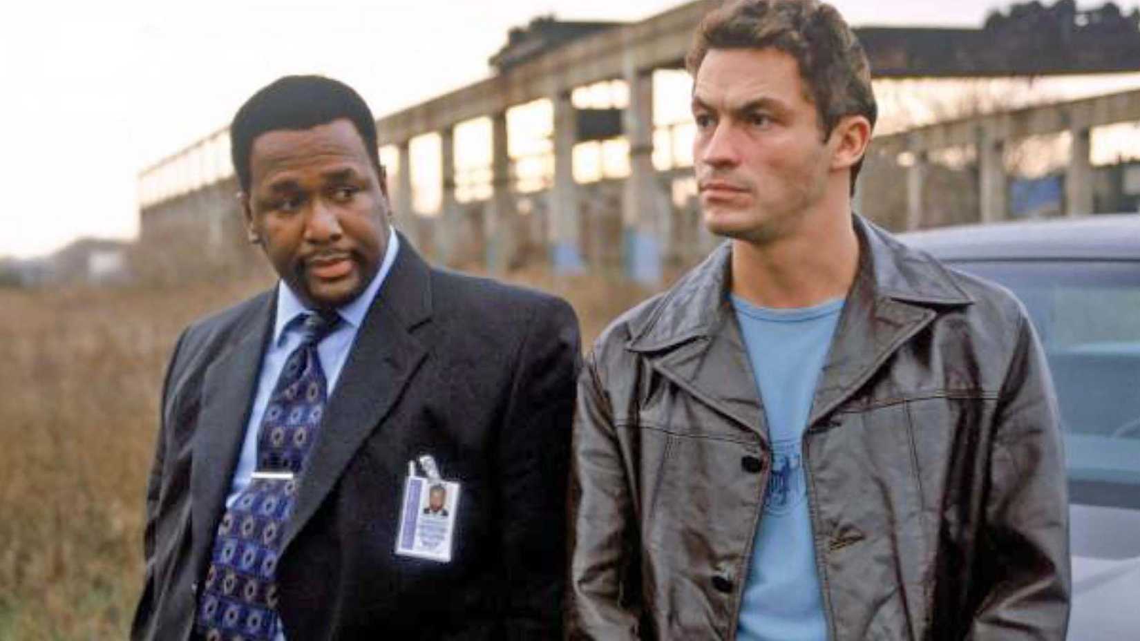 Moreland e McNulty em The Wire