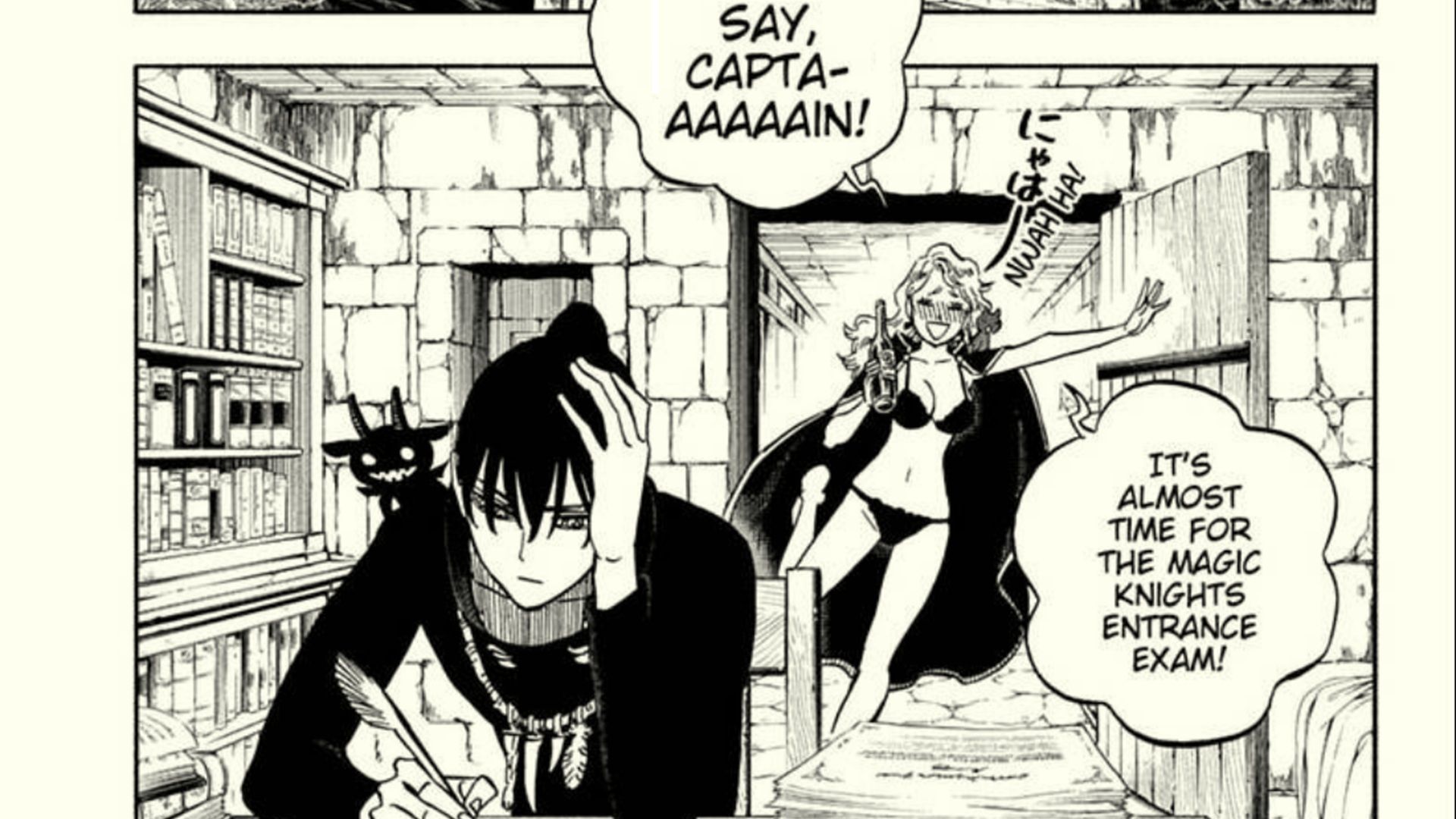 Nacht and Vanessa in Black Clover chapter 392