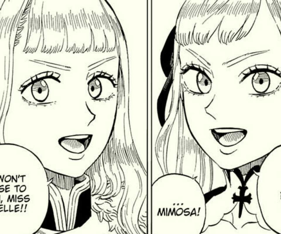 Noelle and Mimosa in Black Clover finale