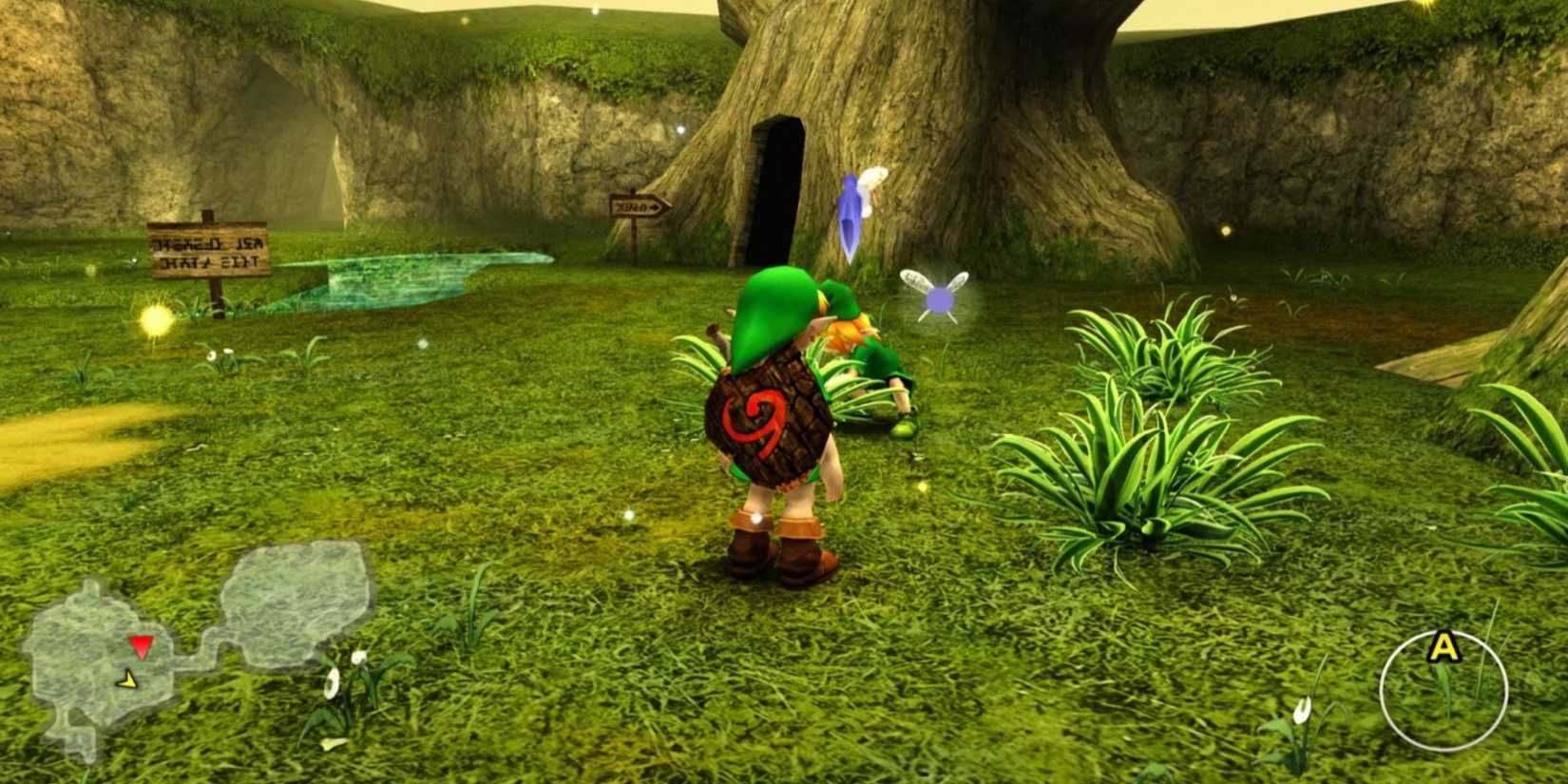 Link in the Ocarina 4k remaster