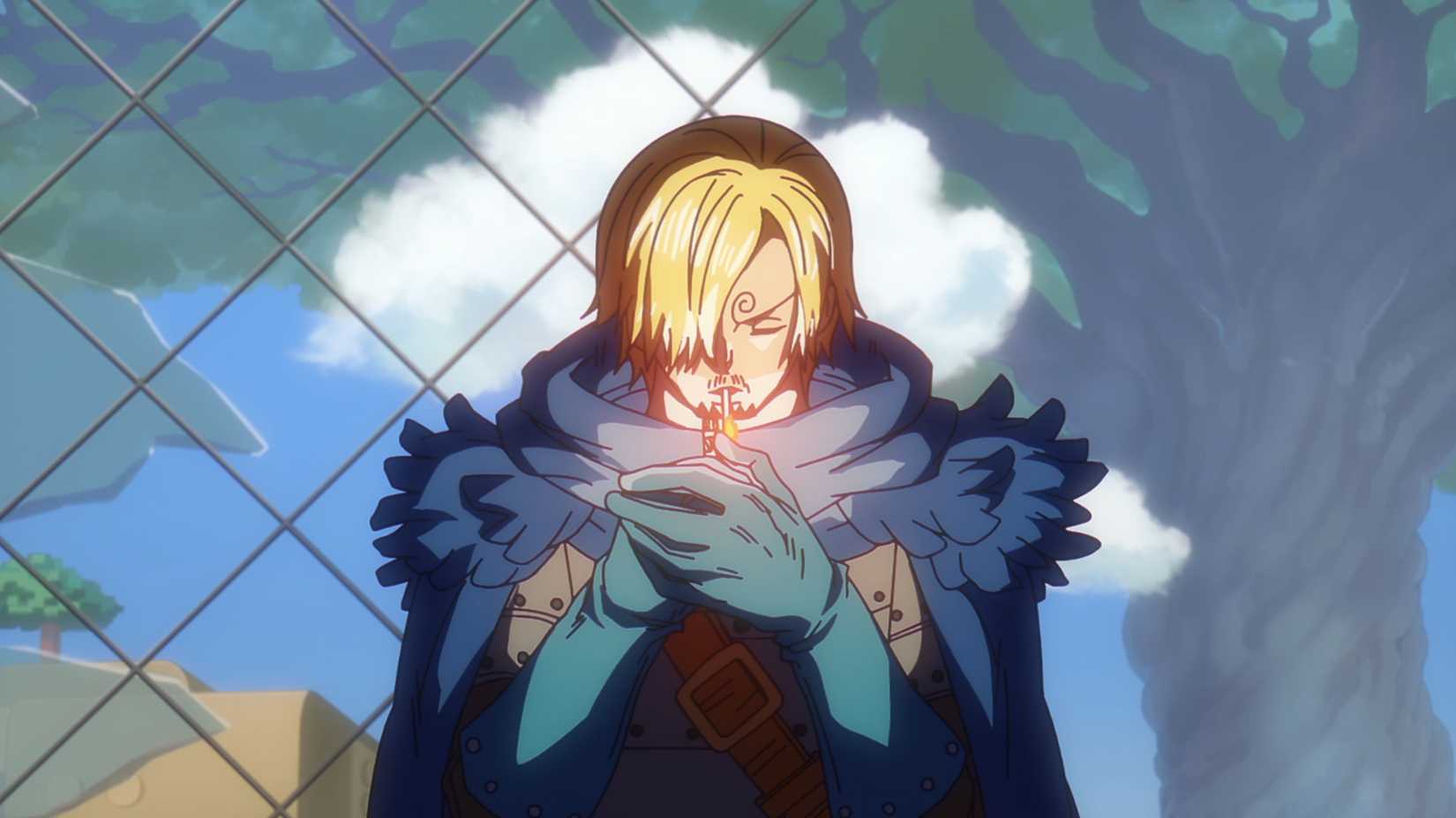 A Still Of Sanji From One Piece Elbaph Arc