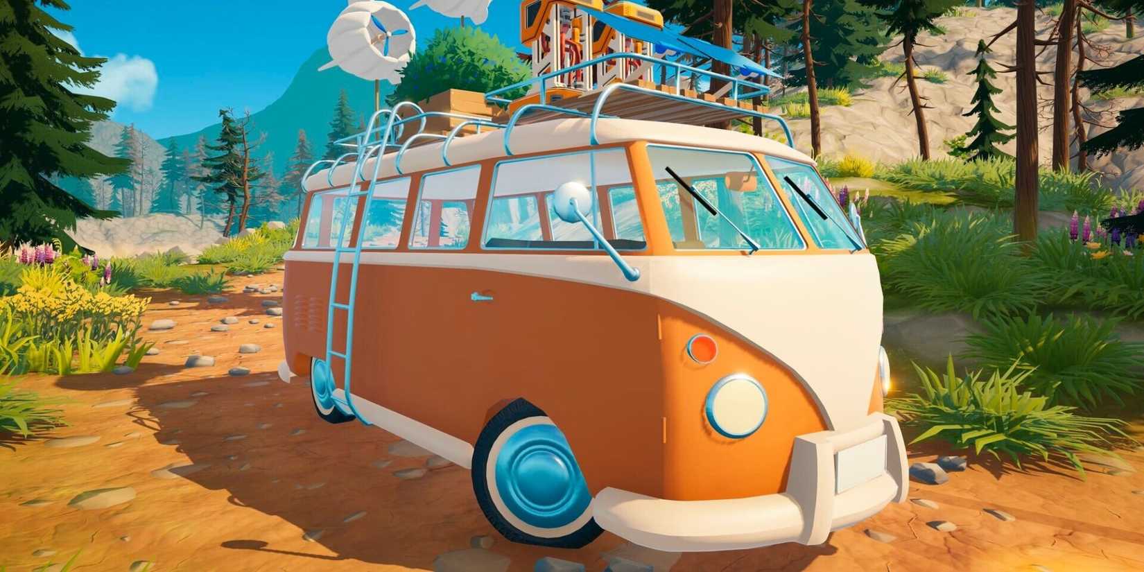 A camper van in Outbound