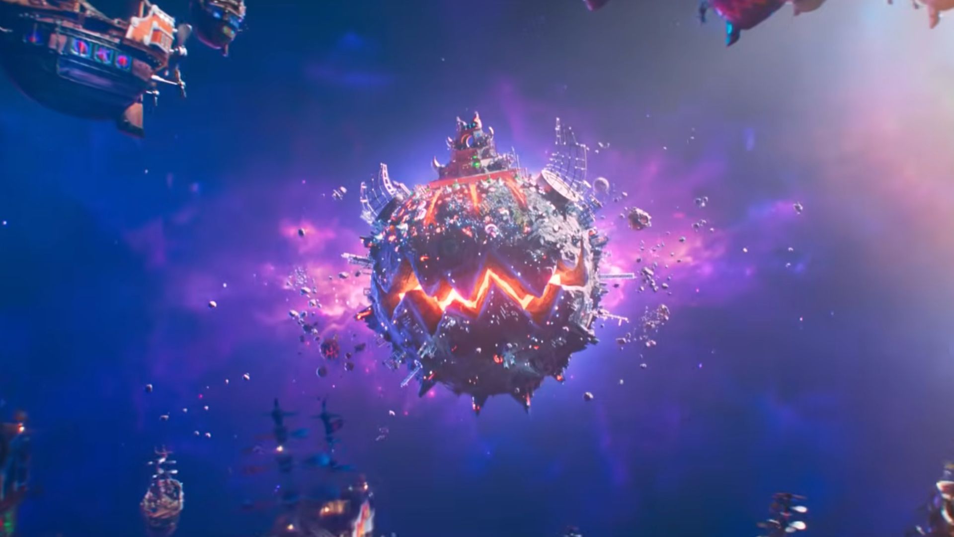 Planet Bowser in Super Mario Galaxy Movie