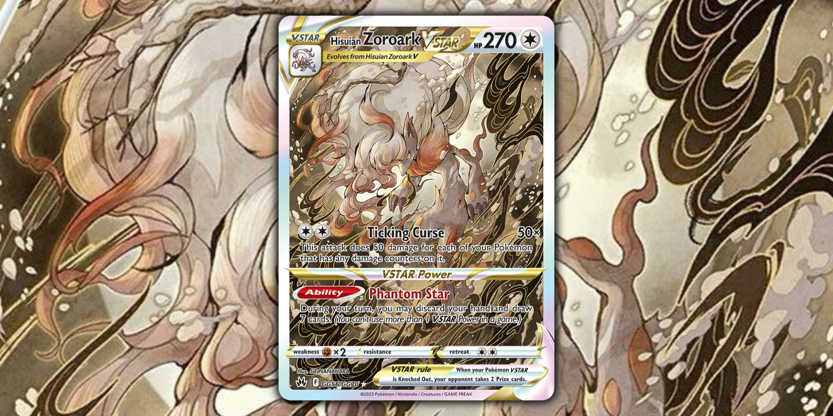 Pokémon Card Featured Image - Hisuian Zoroark VSTAR 