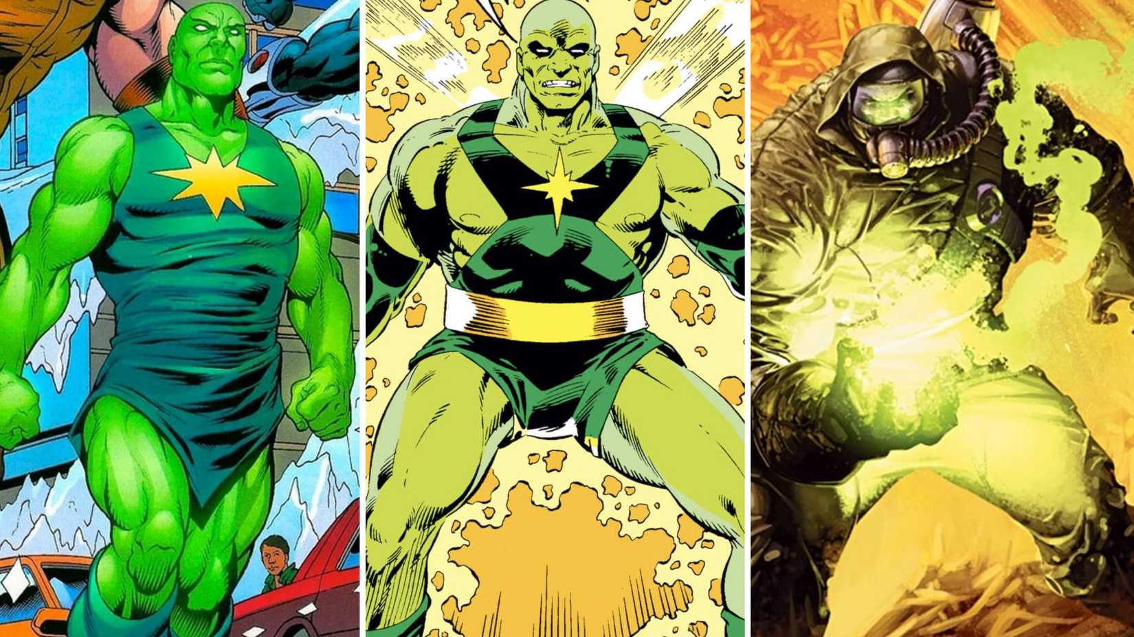 radioactive man designs over the years in thor comics