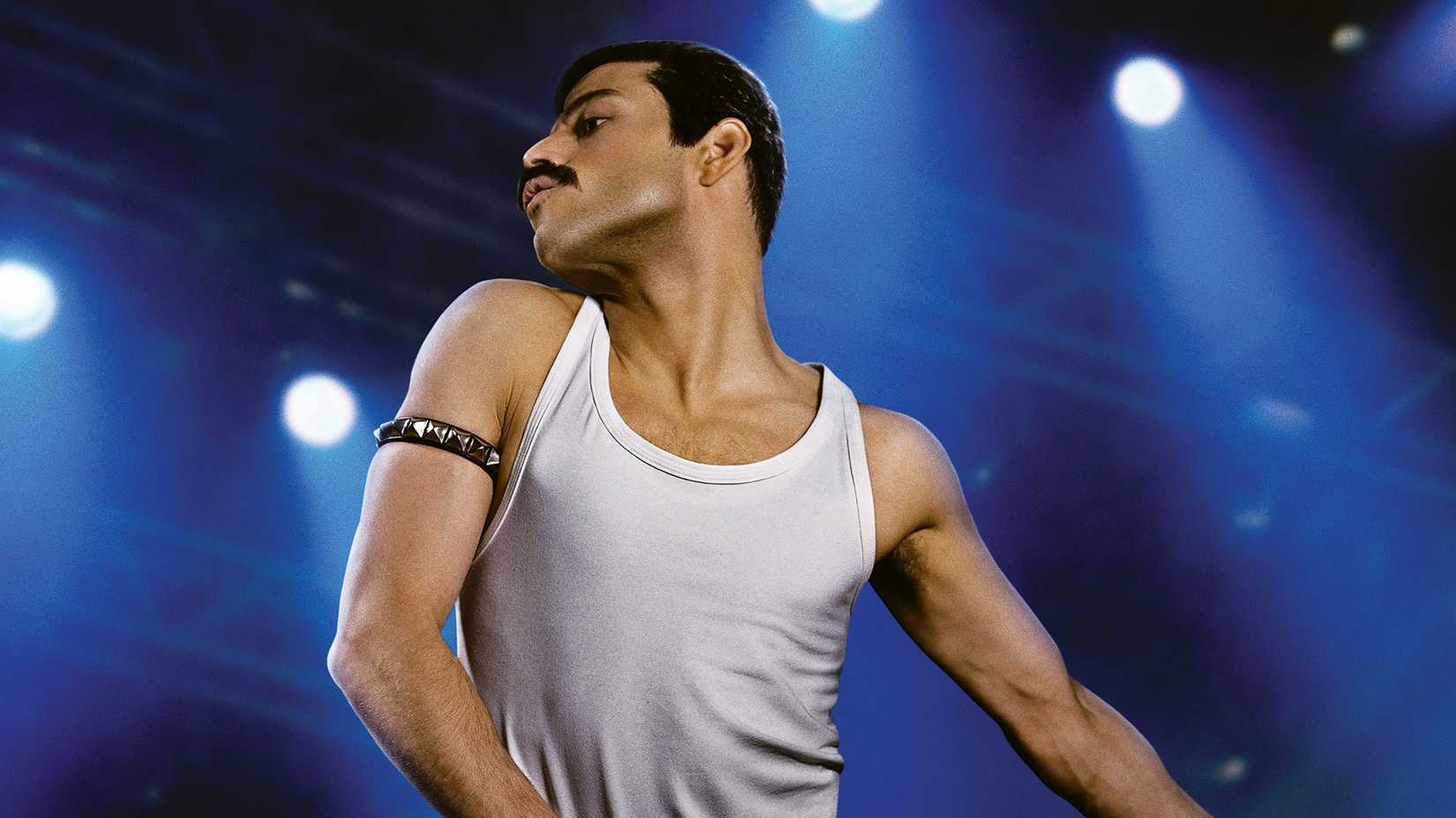 Rami Malek como Freddie Mercury em Bohemian Rhapsody