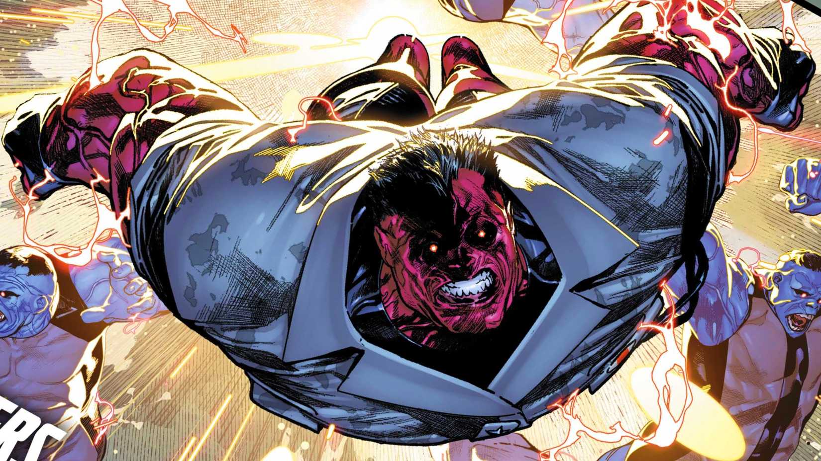 Red Hulk jumps alongside Gamma mutates in Marvel's Armaggeddon event