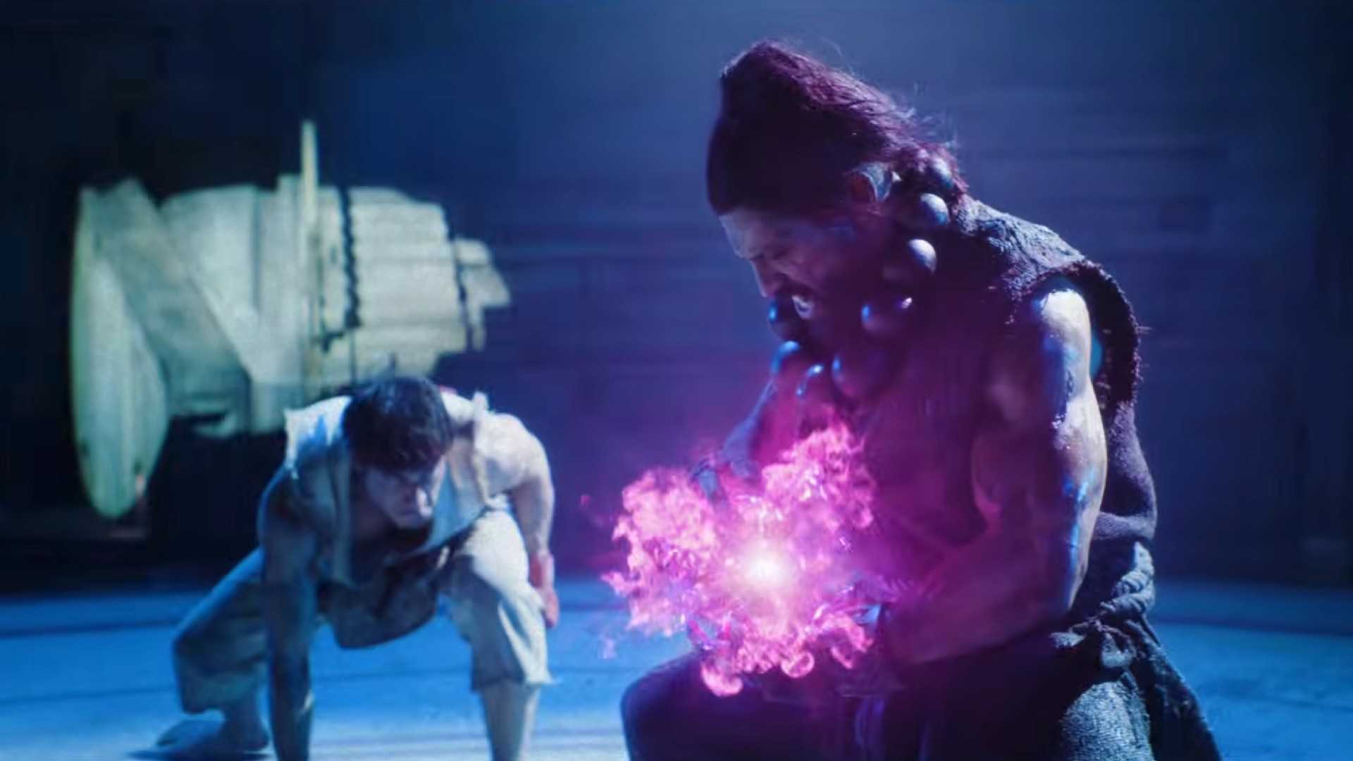 Akuma charging up an attack in Street Fighter 2026