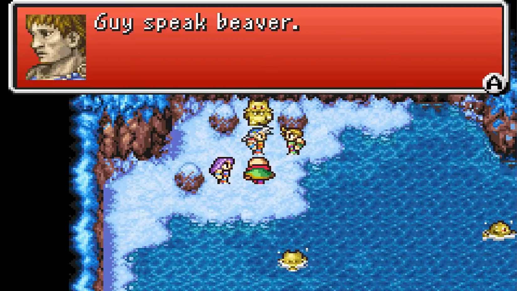 Guy speak beaver line from final fantasy 2