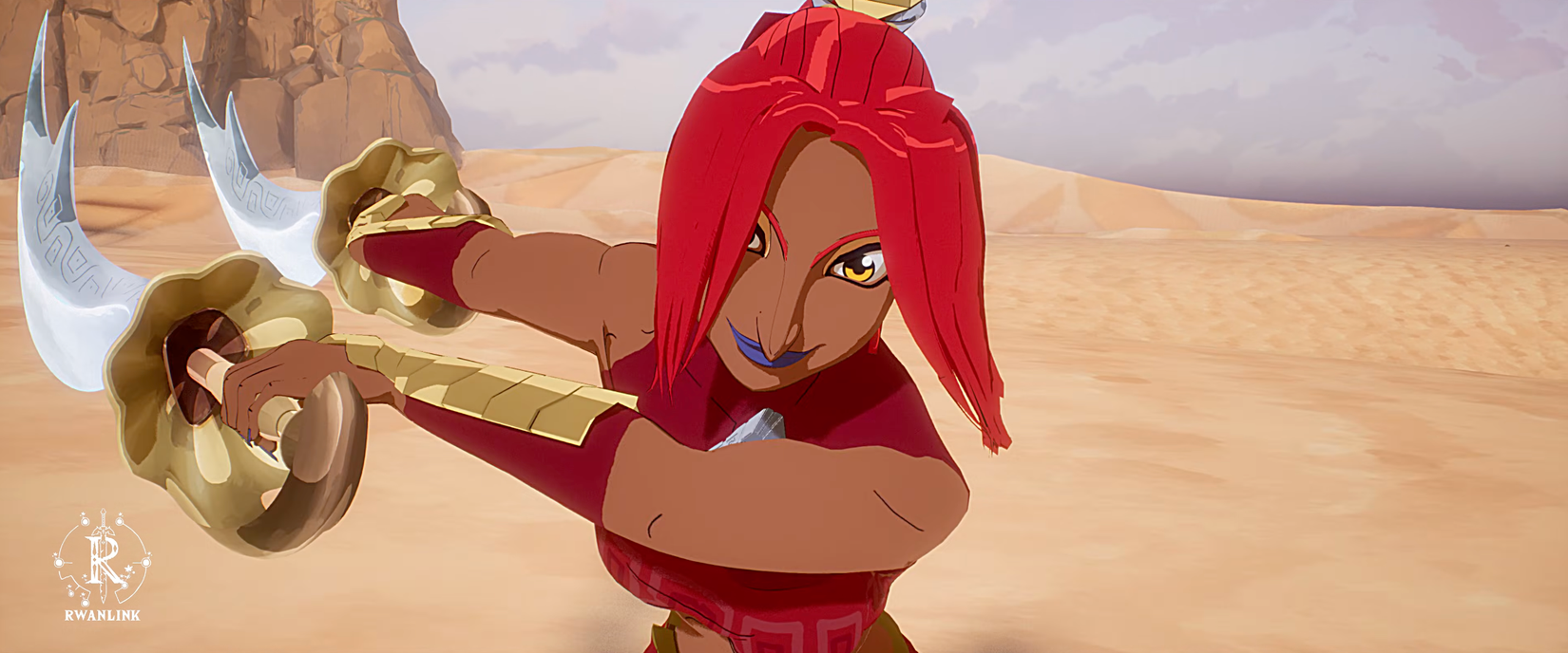 Image shows the fan-made Ocarina of Time anime