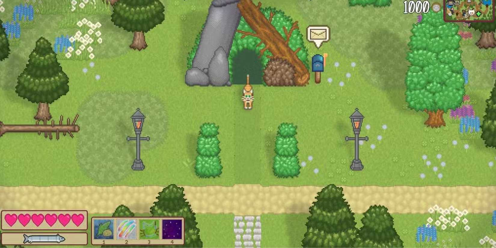 screenshot from the game cattails wildwood story