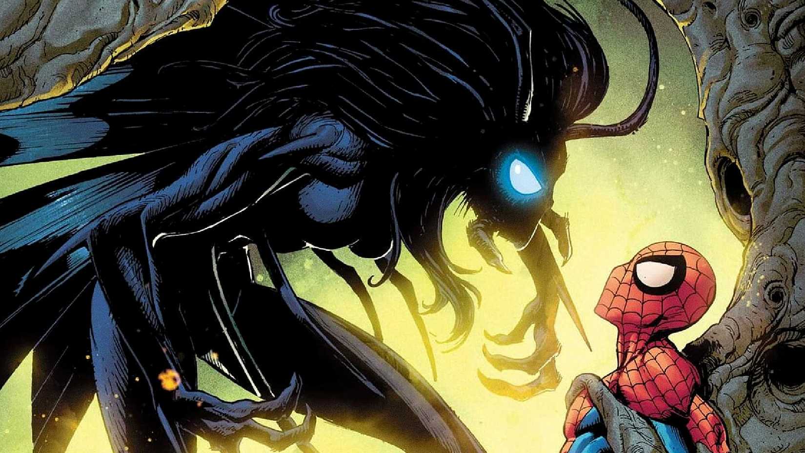 Shathra intimidates Spider-Man in Marvel Comics