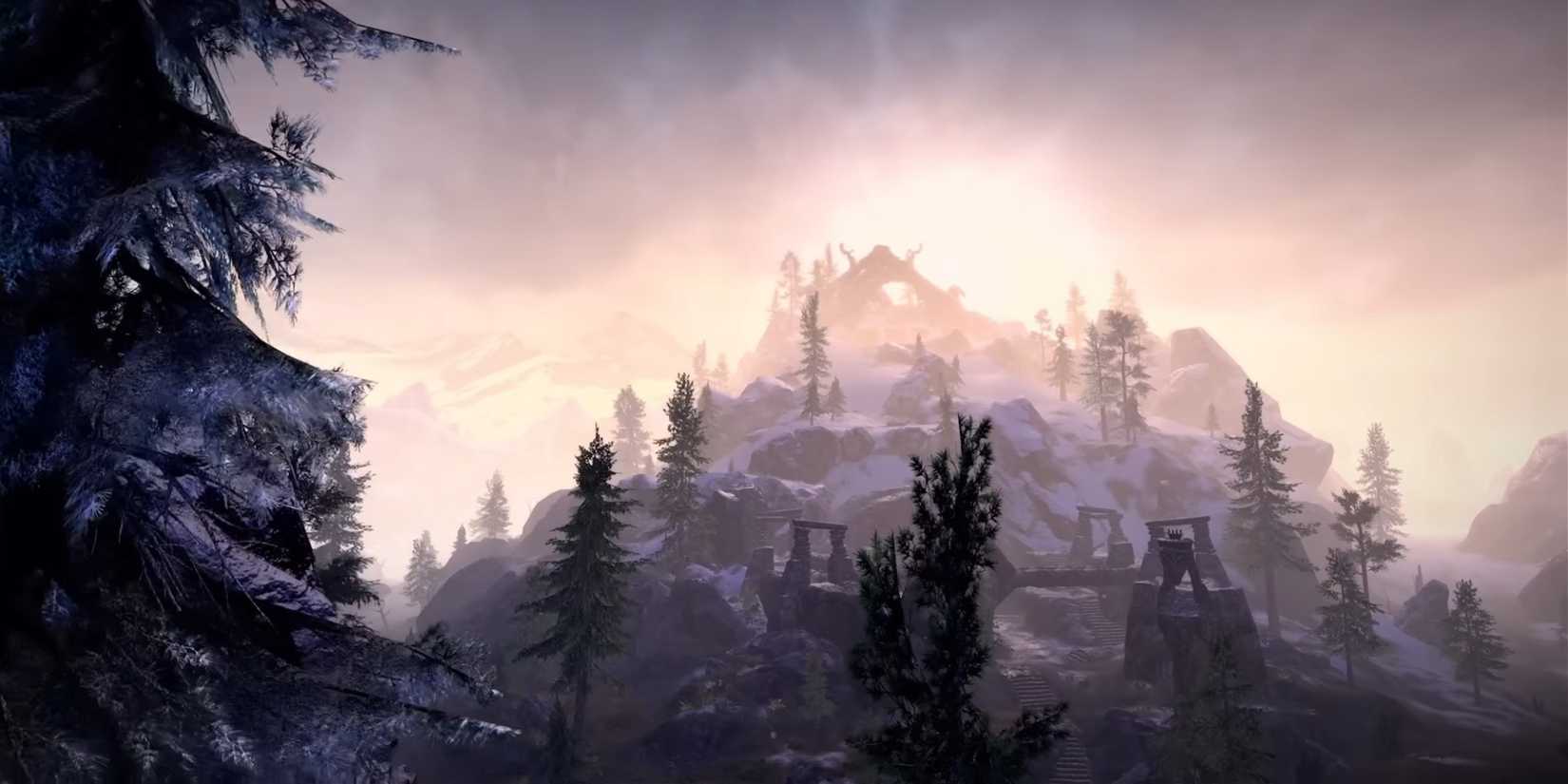 A Nord tomb in Skyrim in Elder Scrolls Online.