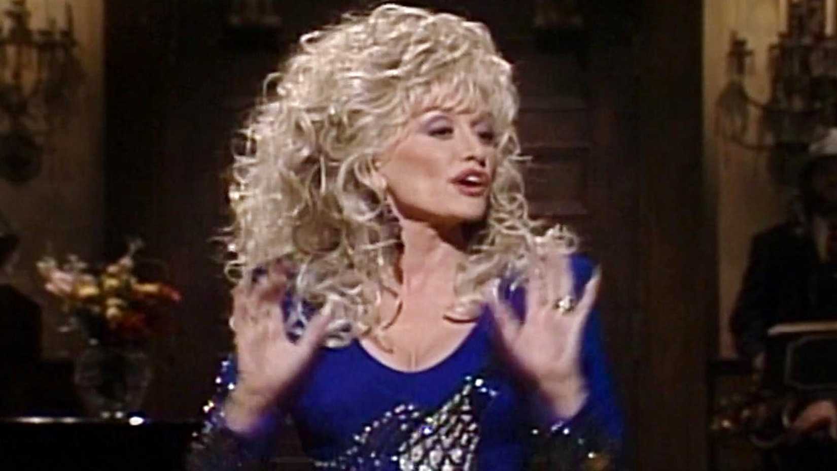 Dolly Parton in a monologue on SNL in 1989